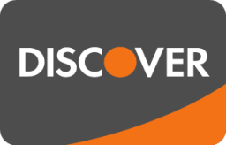 We accept Discover Card